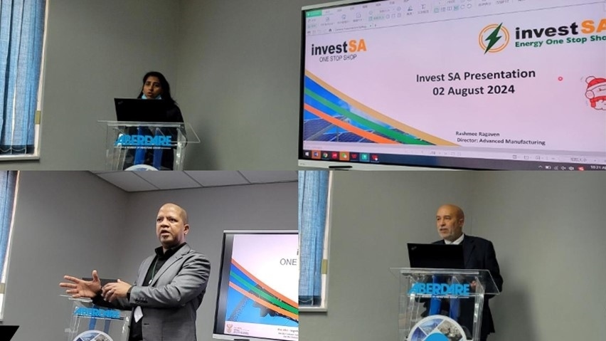 南非貿(mào)工部官員主旨演講。南中經(jīng)貿(mào)協(xié)會(huì)供圖