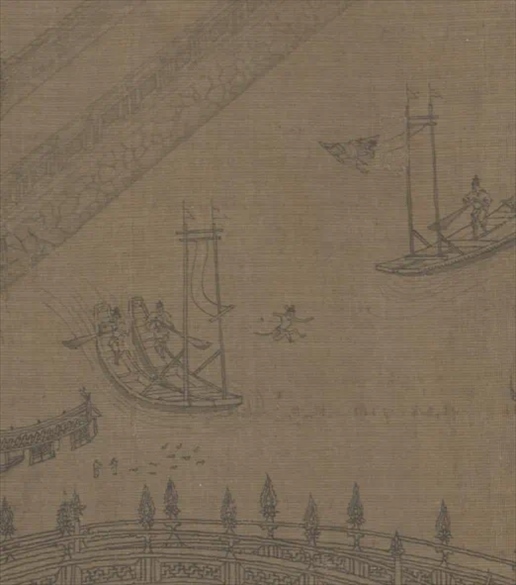 《龍舟奪標(biāo)圖》中的“水秋千”