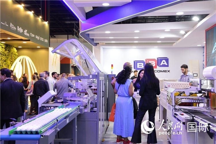 巴西國際動物蛋白展覽會現(xiàn)場。人民網(wǎng)記者 時元皓攝