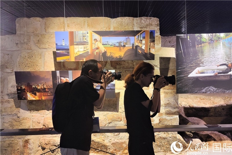 金磚國家城市主題攝影展現場。 人民網記者 于宏建攝