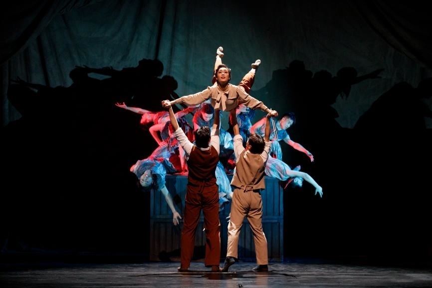 舞劇《熱血當歌》演出現(xiàn)場。主辦方供圖