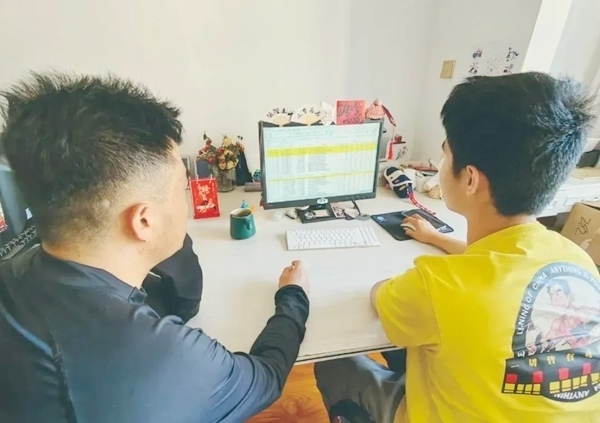 一起上課的畫面。北京航空航天大學供圖