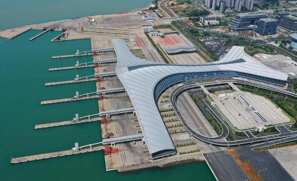 這是已經(jīng)停航的?？谛潞８郏?月4日攝，無人機(jī)照片）。新華社記者 郭程 攝