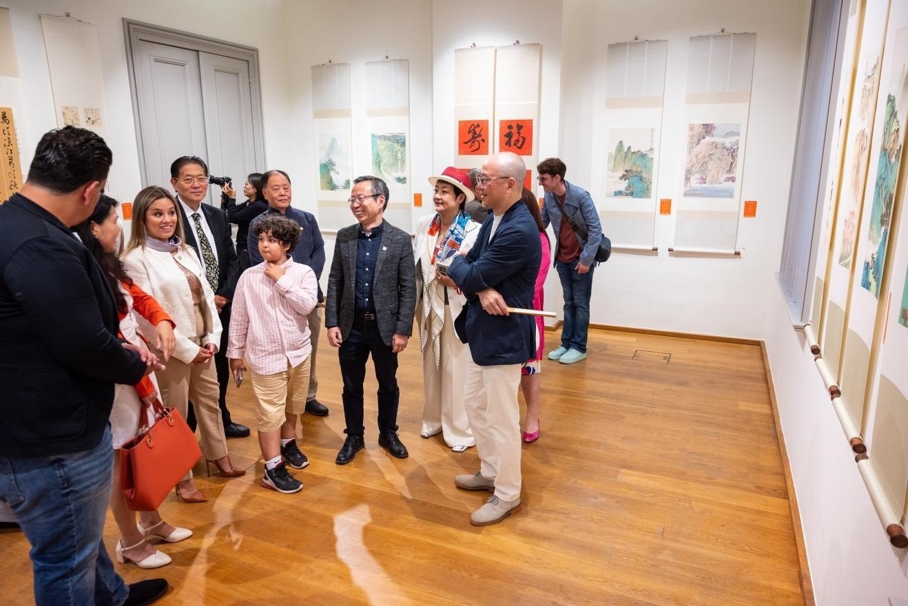 圖為展覽現(xiàn)場。布魯塞爾中國文化中心供圖