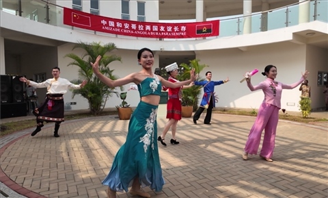 舞蹈《美麗中國》。內圖大學孔子學院供圖