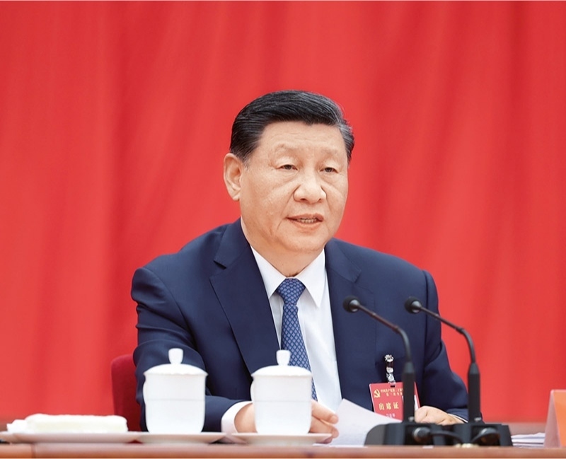 中國共產(chǎn)黨第二十屆中央委員會第三次全體會議，于2024年7月15日至18日在北京舉行。中央委員會總書記習(xí)近平作重要講話。 新華社記者 鞠鵬/攝