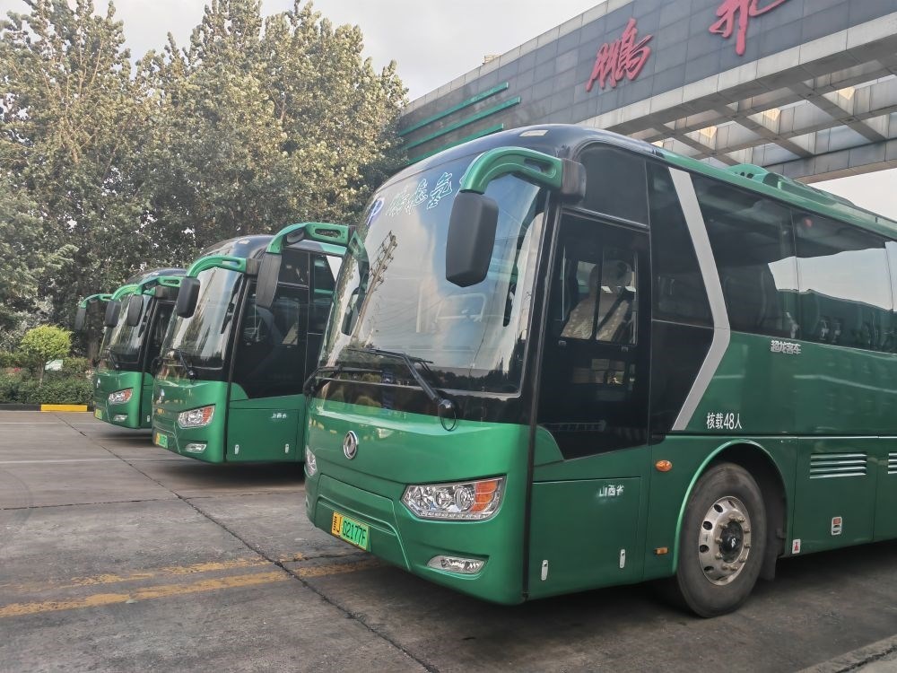 2024年9月4日拍攝的鵬飛集團(tuán)的氫能大巴車。新華社記者 王勁玉 攝