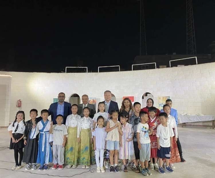 活動(dòng)現(xiàn)場(chǎng)合影。開羅中國(guó)文化中心供圖