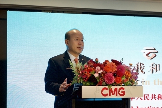 中國(guó)駐澳大利亞大使肖千出席活動(dòng)并致辭。張舒惠攝