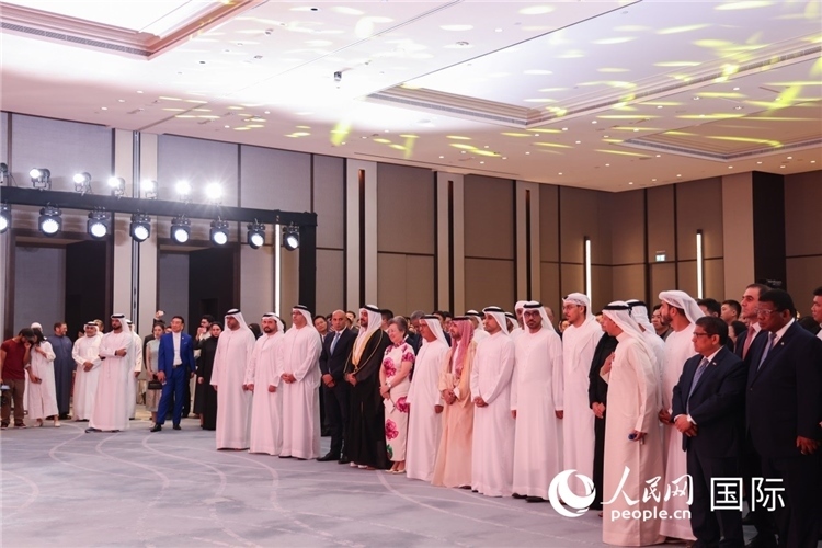 招待會(huì)現(xiàn)場(chǎng)。人民網(wǎng)記者任皓宇攝