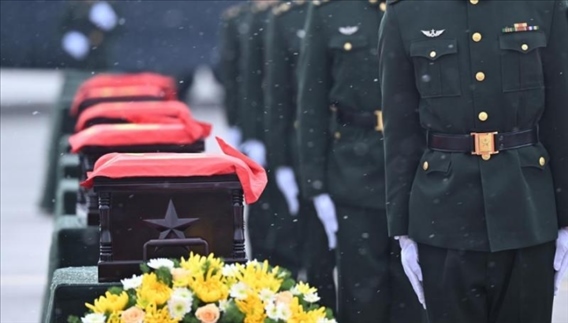 2023年11月，第十批在韓中國(guó)人民志愿軍烈士遺骸回到祖國(guó)