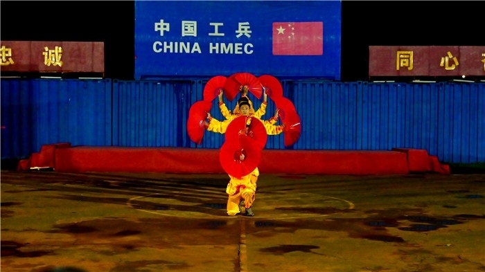 中國傳統(tǒng)文化節(jié)目表演。孫千攝