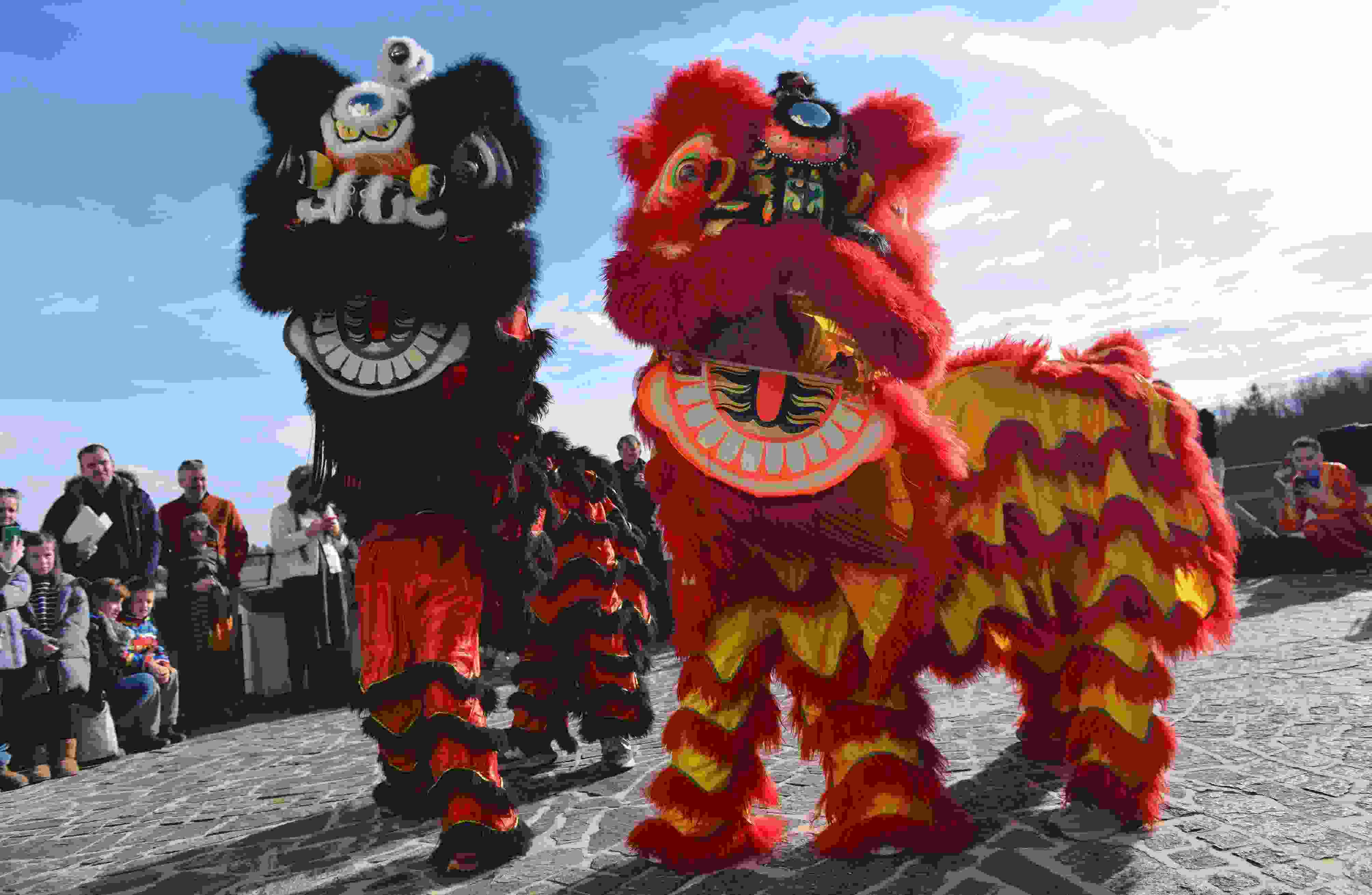 △當(dāng)?shù)貢r(shí)間2024年2月4日，克羅地亞克拉皮納，薩格勒布大學(xué)孔子學(xué)院舉辦一系列活動(dòng)，迎接中國(guó)農(nóng)歷龍年春節(jié)。