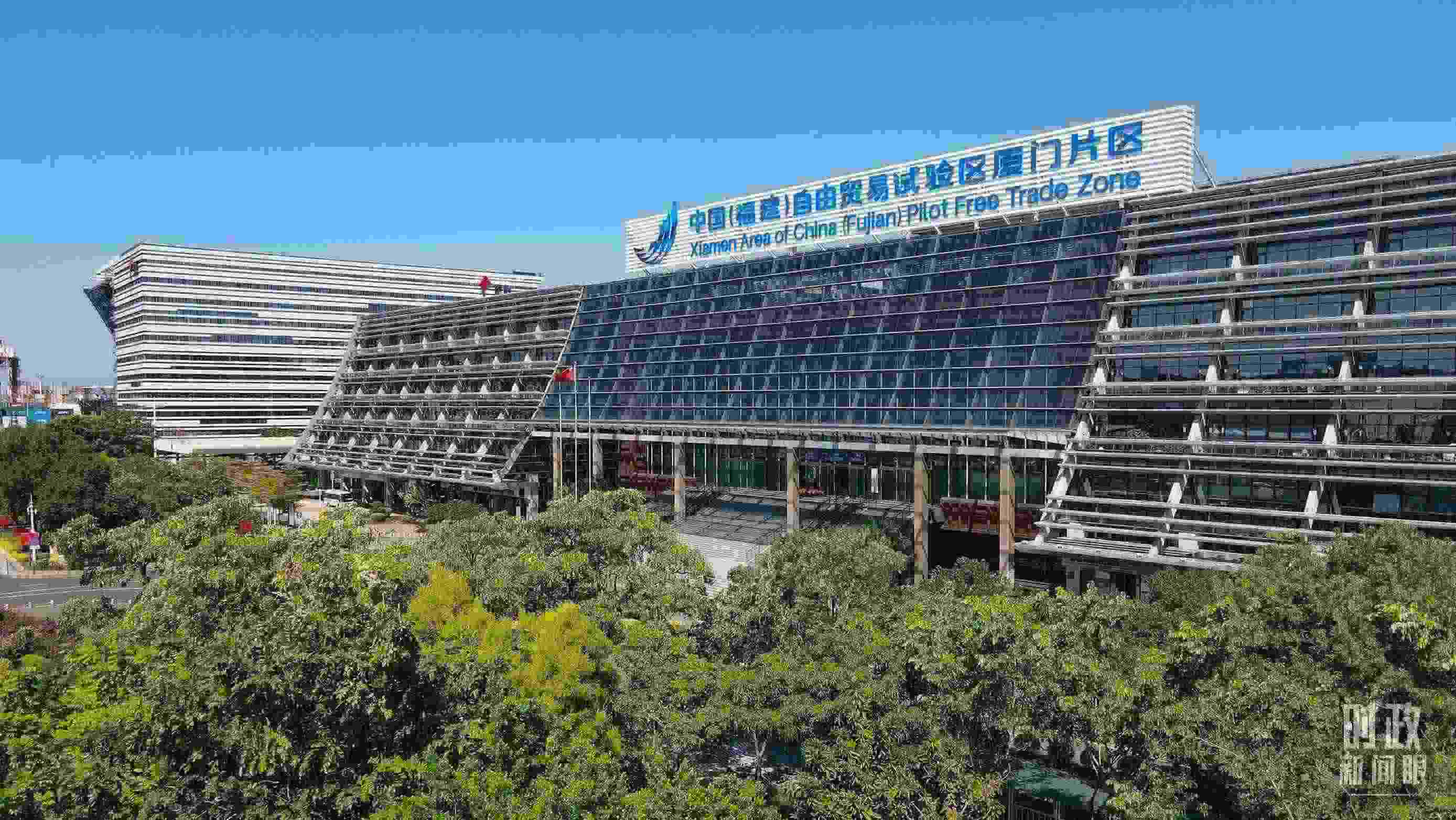 △中國(guó)（福建）自由貿(mào)易試驗(yàn)區(qū)廈門片區(qū)。（總臺(tái)記者鄭皓拍攝）