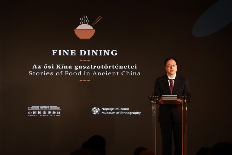 中國國家博物館副館長楊帆致辭。圖片由中國駐匈牙利大使館提供。