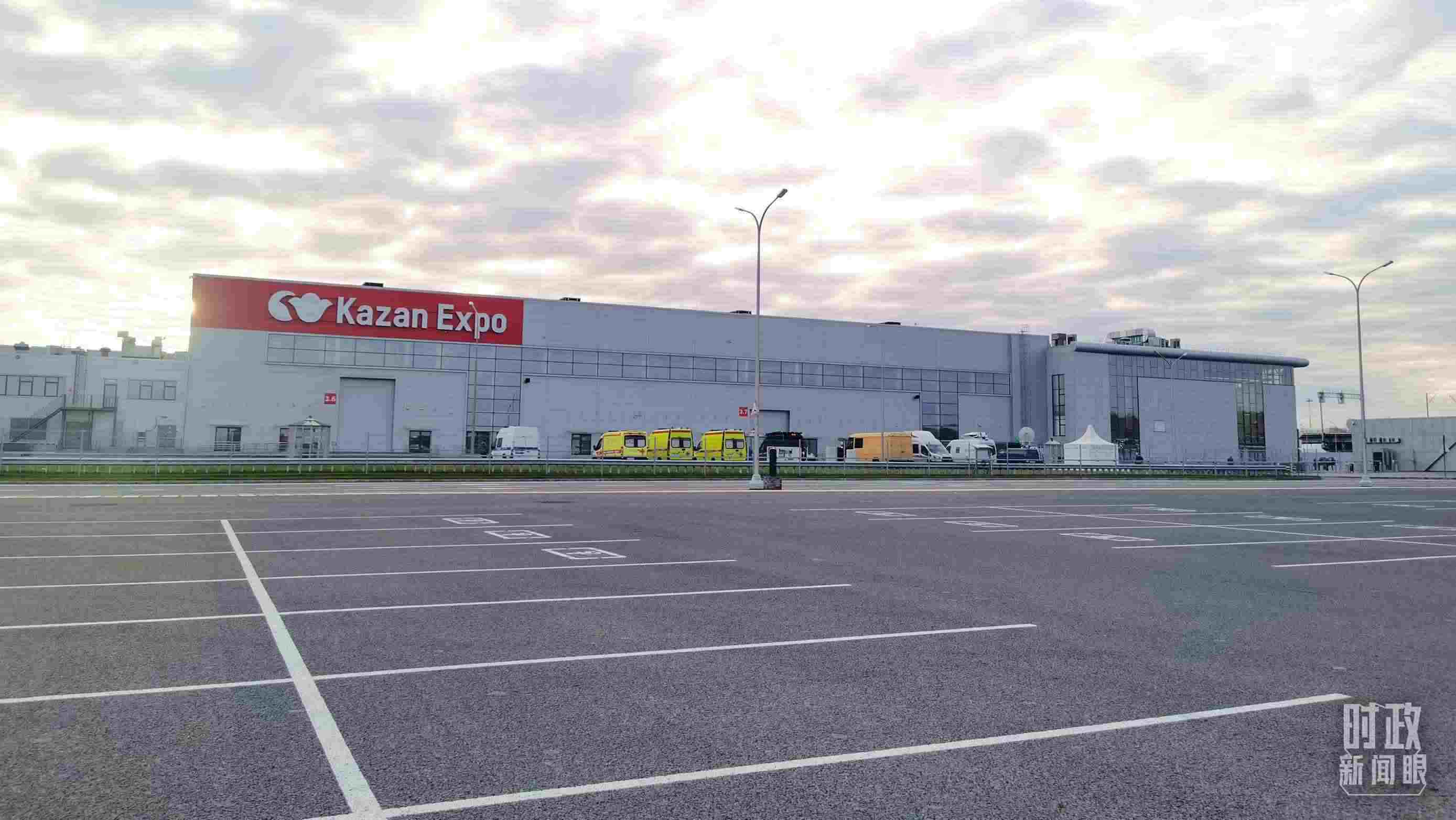 △ 喀山會(huì)展中心。（總臺(tái)央視記者曹亞星拍攝）