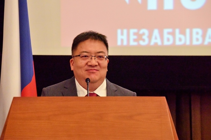 新華出版社社長(zhǎng)匡樂(lè)成致辭。 主辦方供圖