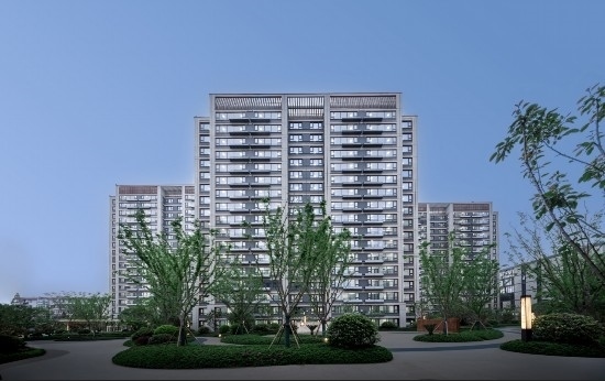 圖為改造后的中鐵臻庭小區(qū)整體外觀。王碩敏 攝