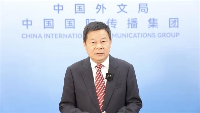 杜占元視頻致辭。主辦方供圖