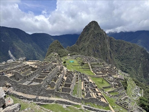 秘魯馬丘比丘古城遺址。本報(bào)記者 張朋輝 攝