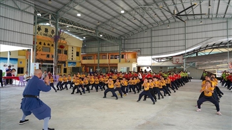 少林武術(shù)教學(xué)。主辦方供圖