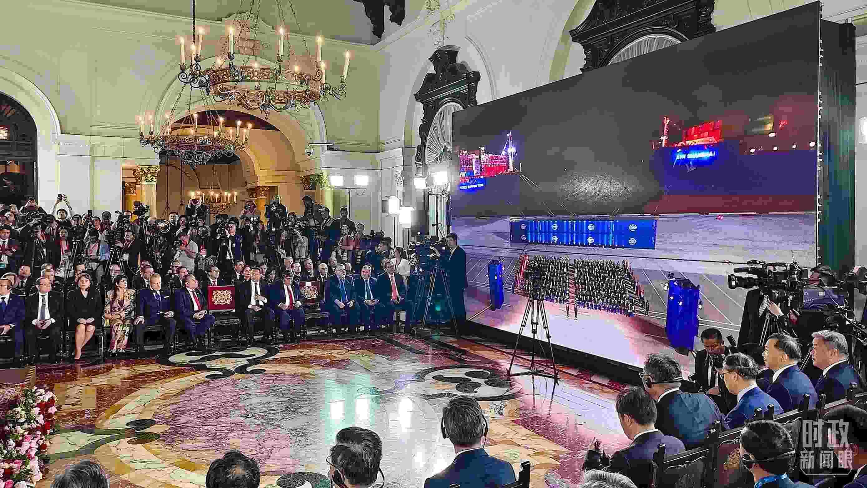 錢(qián)凱港開(kāi)港儀式現(xiàn)場(chǎng)。（總臺(tái)央視記者韓銳拍攝）