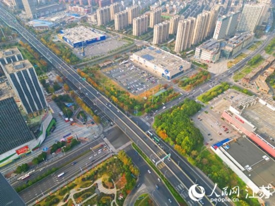 崇川區(qū)北大街便民商圈。人民網(wǎng)記者 王繼亮攝