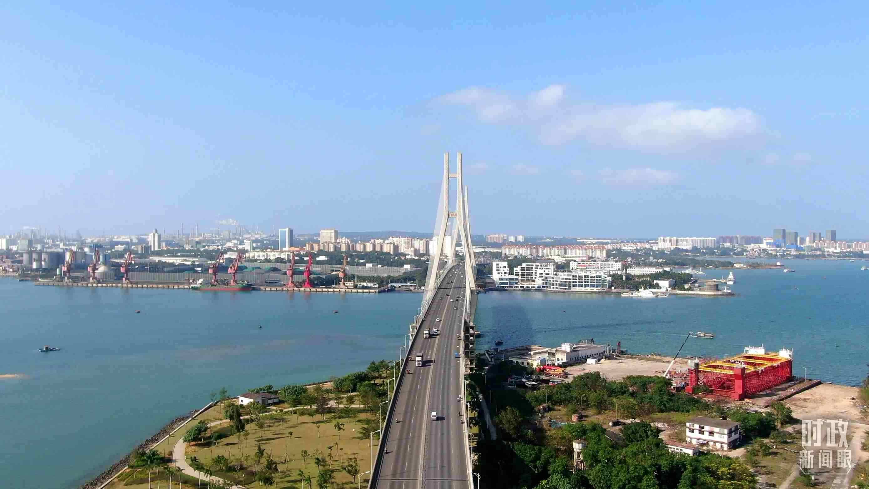 海南洋浦經(jīng)濟開發(fā)區(qū)。（總臺記者葉飛提供）