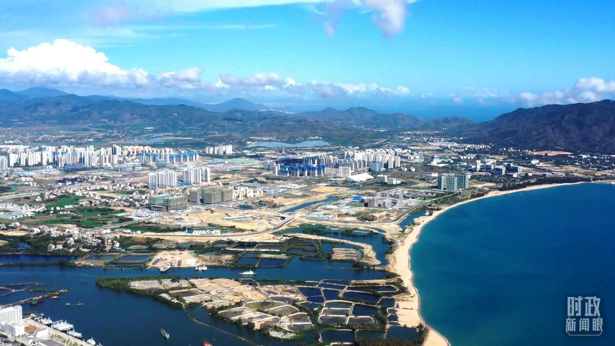 海南崖州灣科技城。（總臺記者張偉克拍攝）