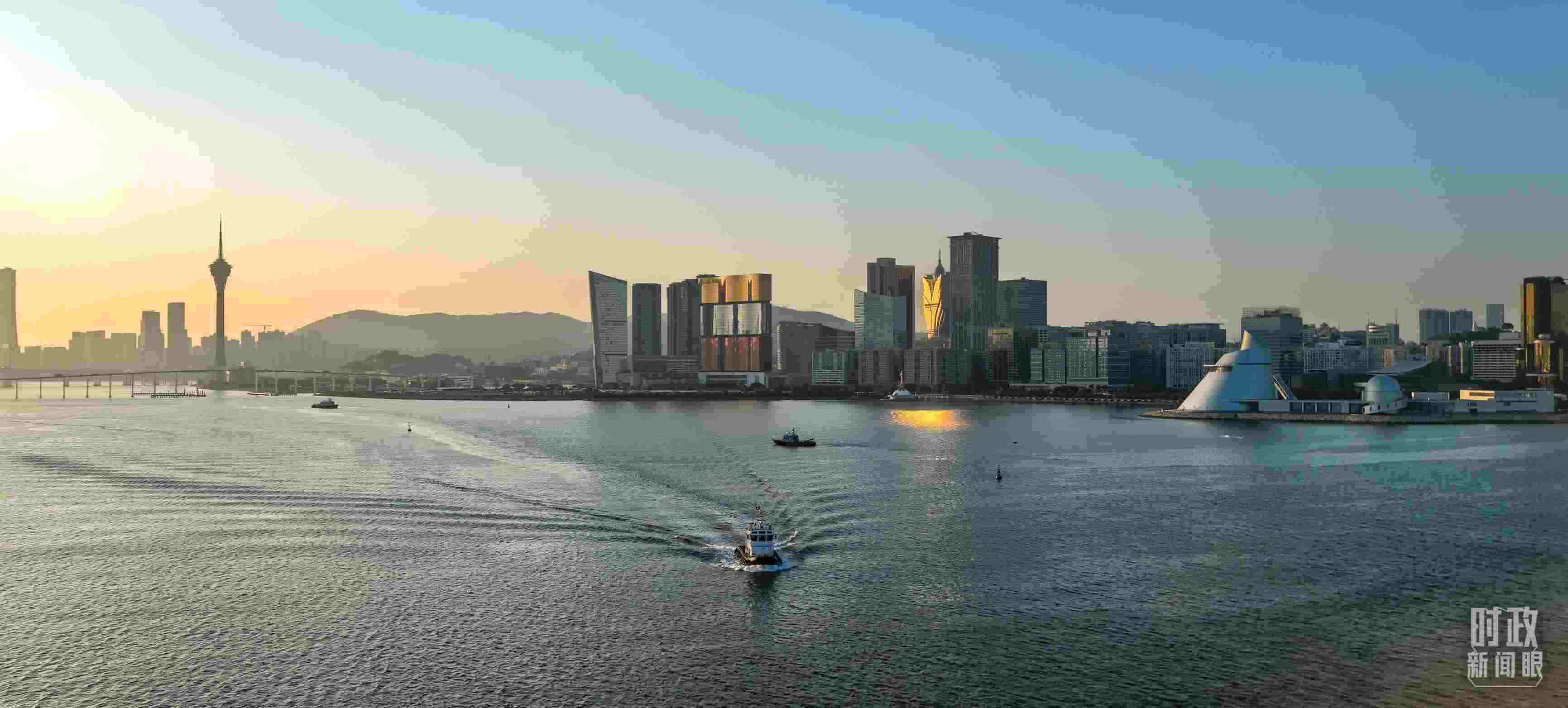 △澳門風光。（總臺央視記者王子杭拍攝）