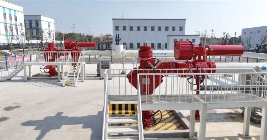 300兆瓦壓氣儲能示范工程鹽穴儲氣庫井場。受訪者供圖