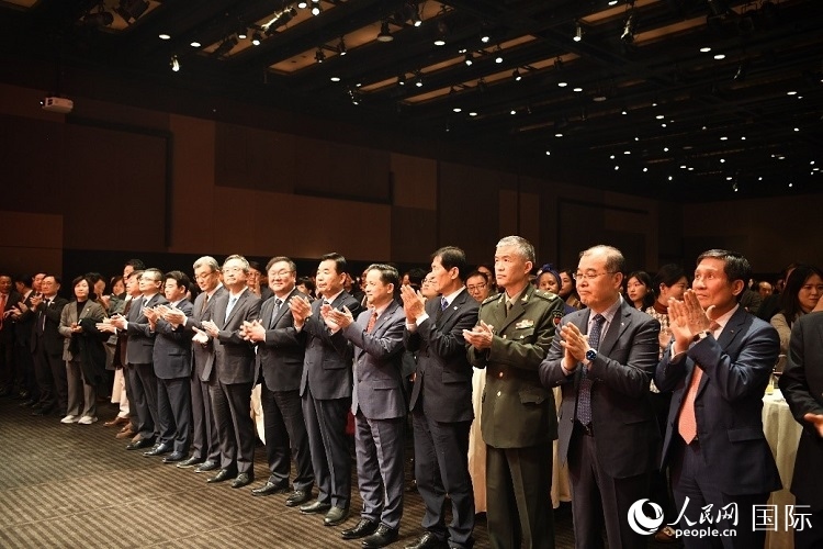 招待會(huì)現(xiàn)場(chǎng)。人民網(wǎng) 李帆攝