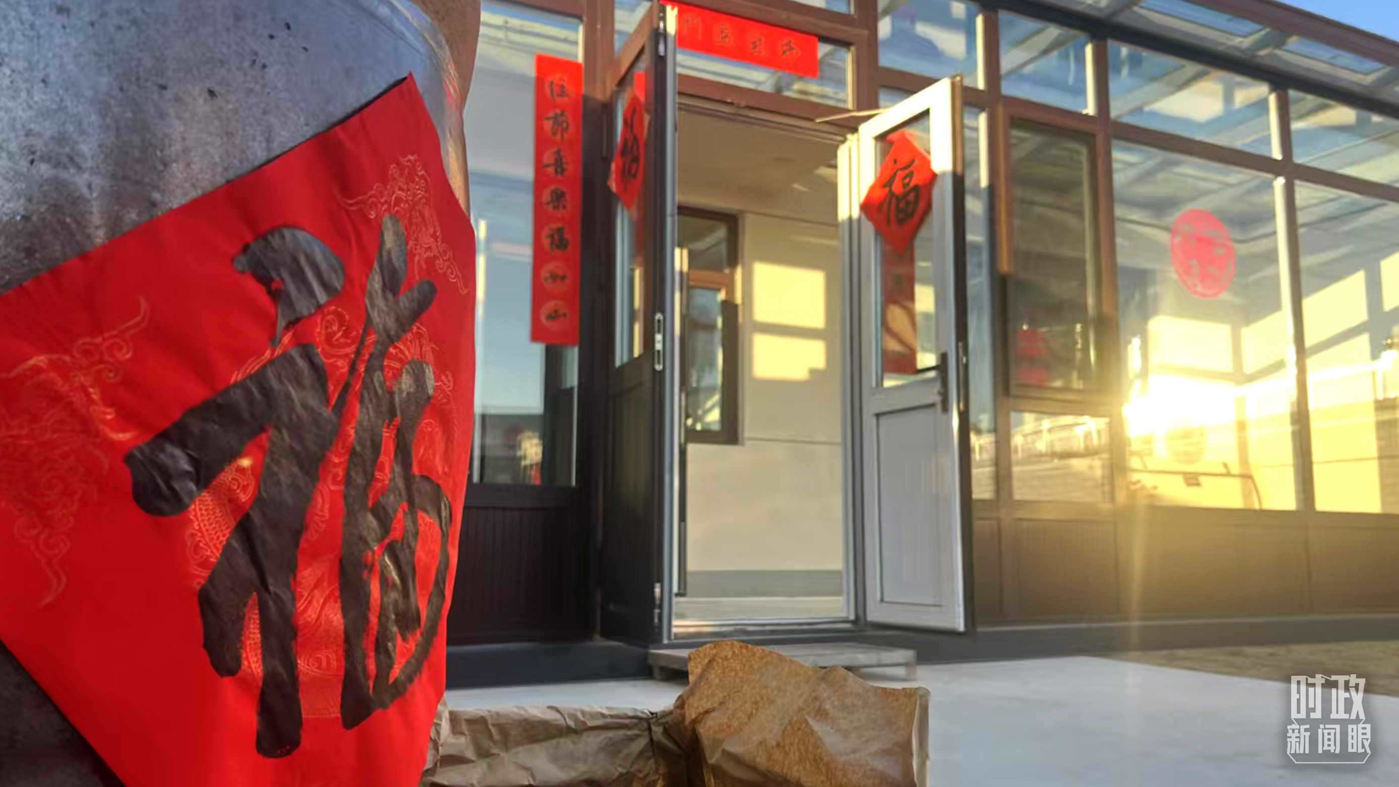 祝家溝村新居。（總臺央視記者李煒拍攝）