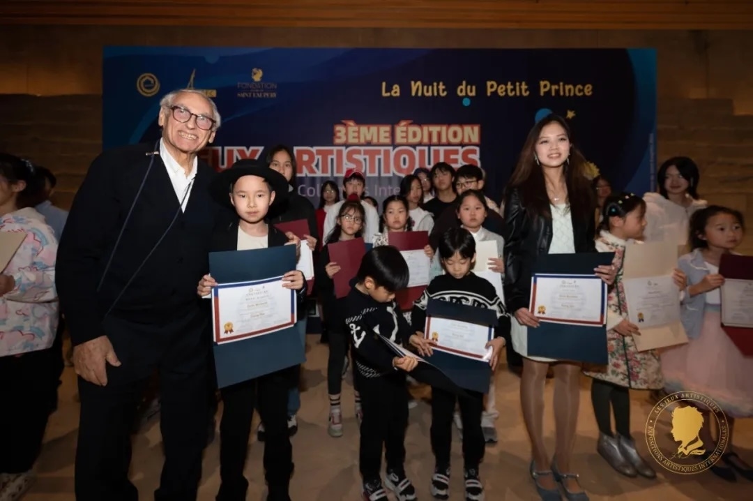 第三屆國際藝術聯(lián)創(chuàng)聯(lián)展盛大開幕。法中交流促進會供圖