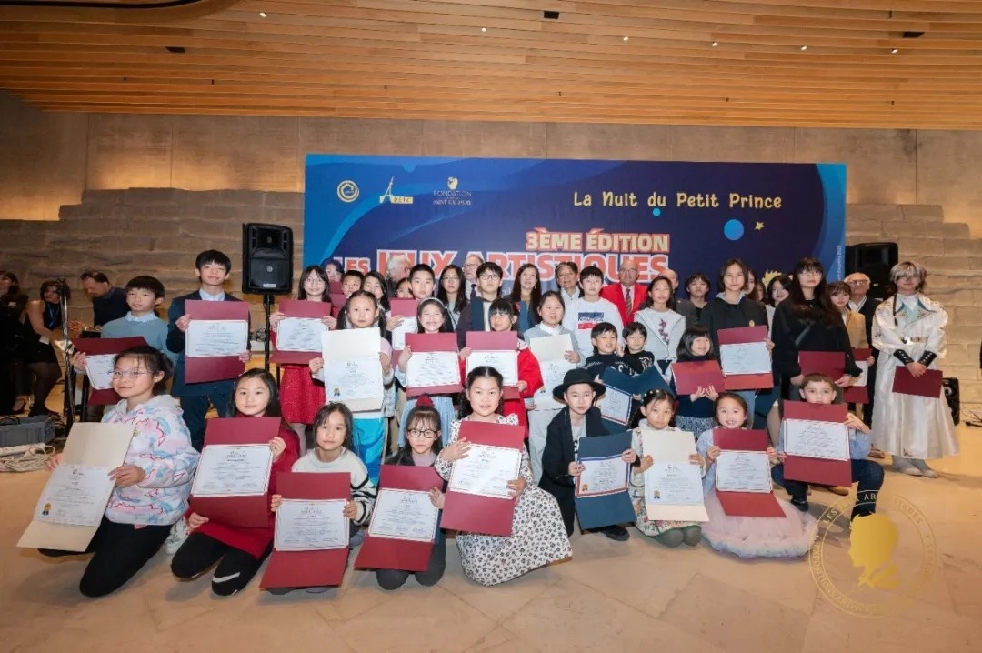 第三屆國際藝術聯(lián)創(chuàng)聯(lián)展盛大開幕。法中交流促進會供圖