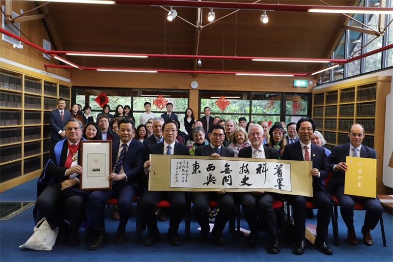 《宋畫全集》亮相劍橋大學(xué)李約瑟研究所。主辦方供圖