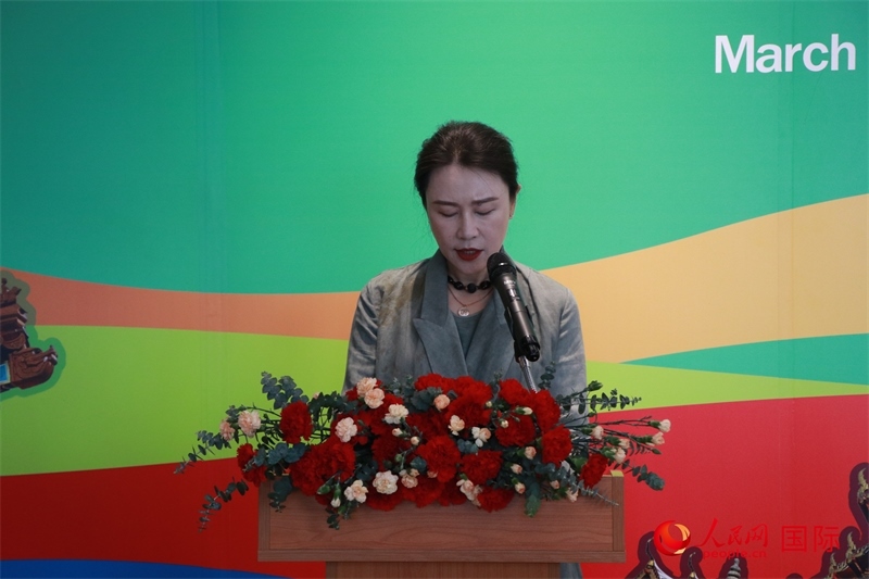 華彬文化基金會(huì)秘書長(zhǎng)盧戰(zhàn)發(fā)表講話。朱瀟逸攝