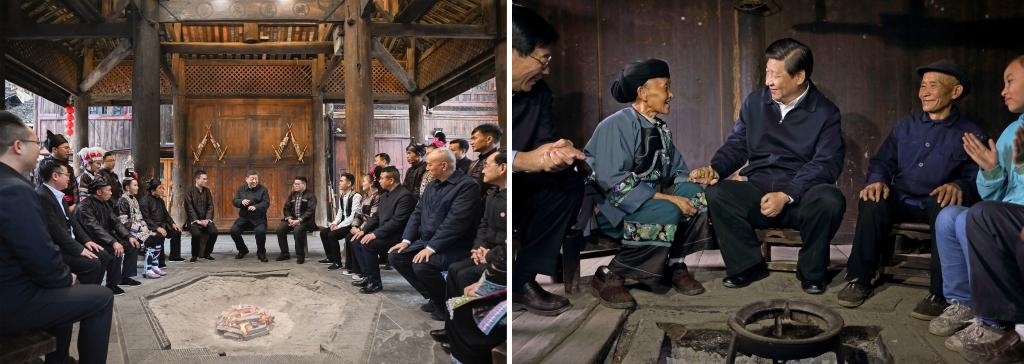 左圖由新華社記者謝環(huán)馳拍攝；右圖由新華社記者蘭紅光拍攝。