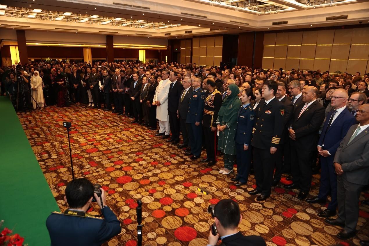 招待會現(xiàn)場。巴基斯坦駐華大使館供圖