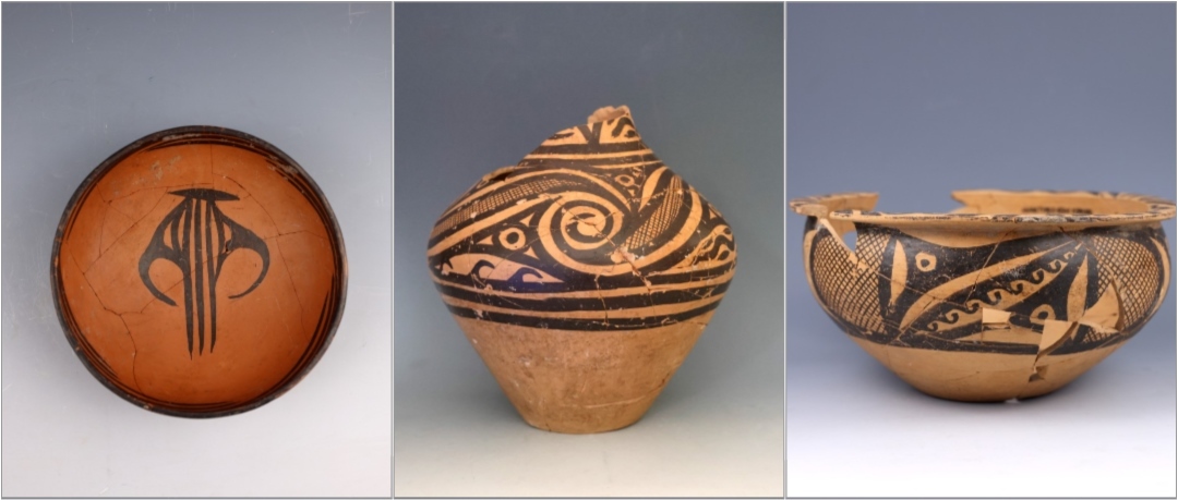 甘肅臨洮寺洼遺址出土的馬家窯類型彩陶。全國十大考古新發(fā)現(xiàn)活動辦公室供圖