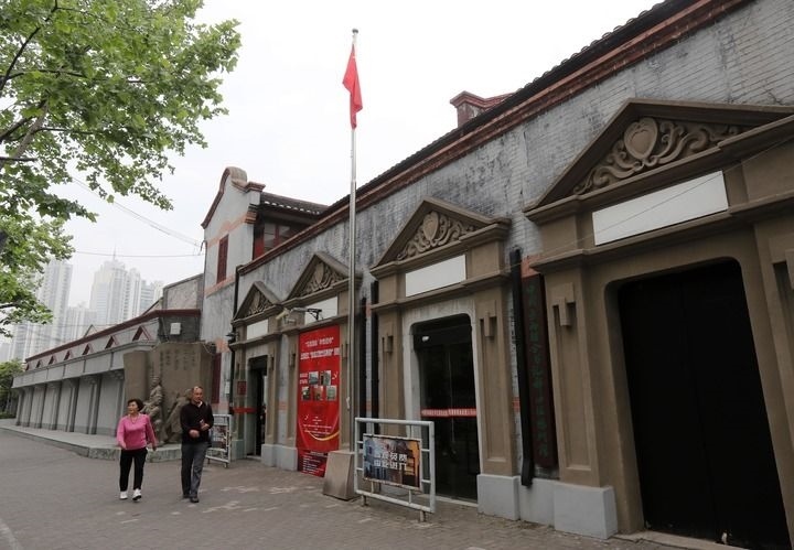 這是2018年5月1日拍攝的中國勞動(dòng)組合書記部舊址陳列館外景。新華社記者 劉穎 攝