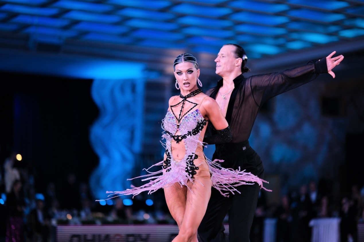 第七屆“克里姆林宮杯”國標舞錦標賽現(xiàn)場。于子恒攝