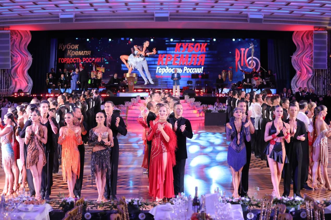 第七屆“克里姆林宮杯”國標舞錦標賽現(xiàn)場。于子恒攝