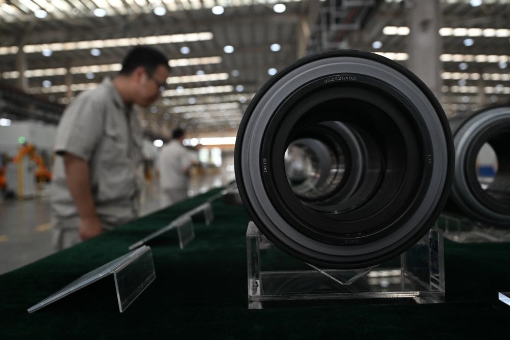 這是洛陽軸承集團股份有限公司生產(chǎn)的軸承產(chǎn)品。新華社記者 李嘉南 攝