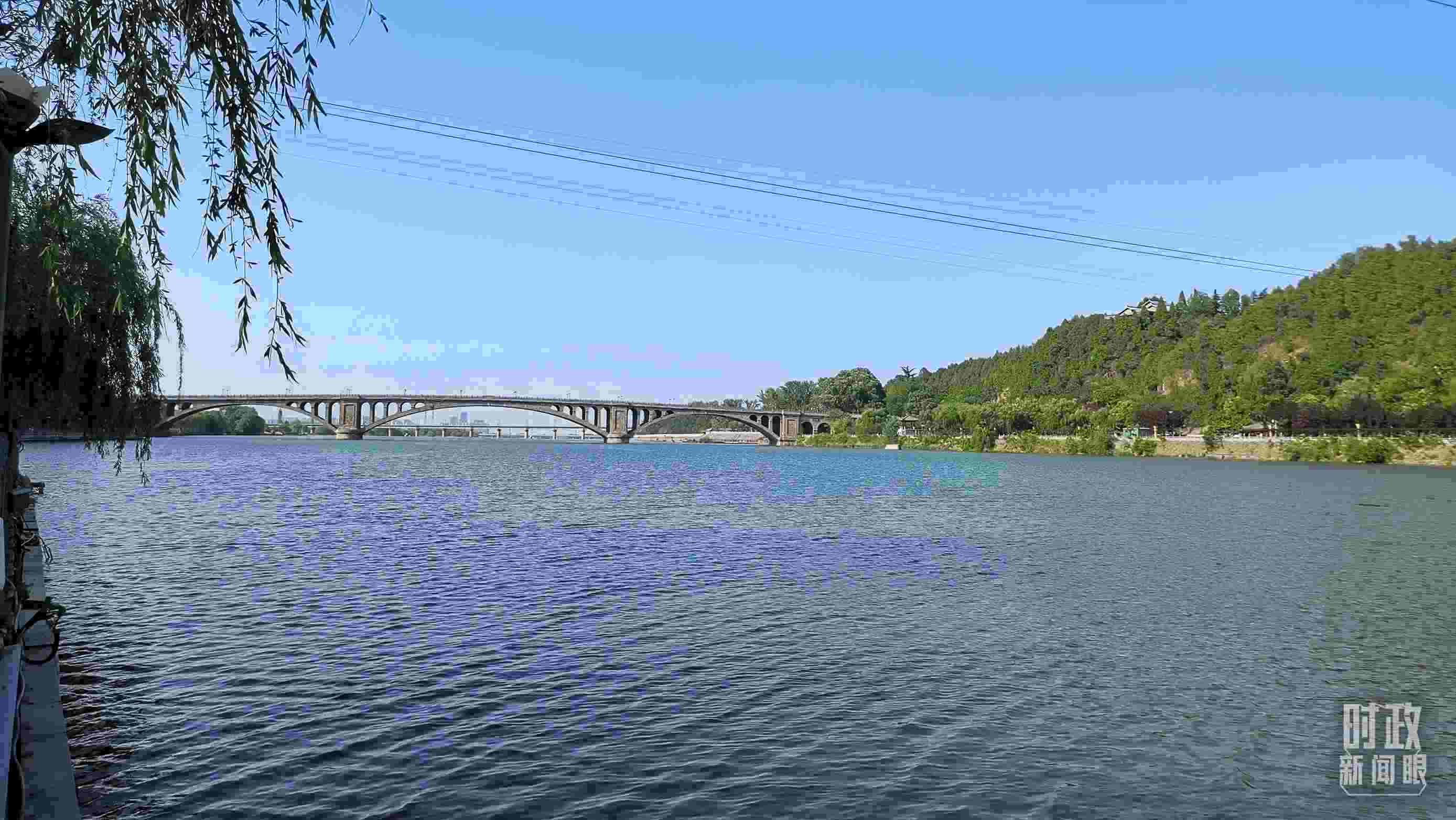 △伊河。（總臺(tái)央視記者范一鳴拍攝）