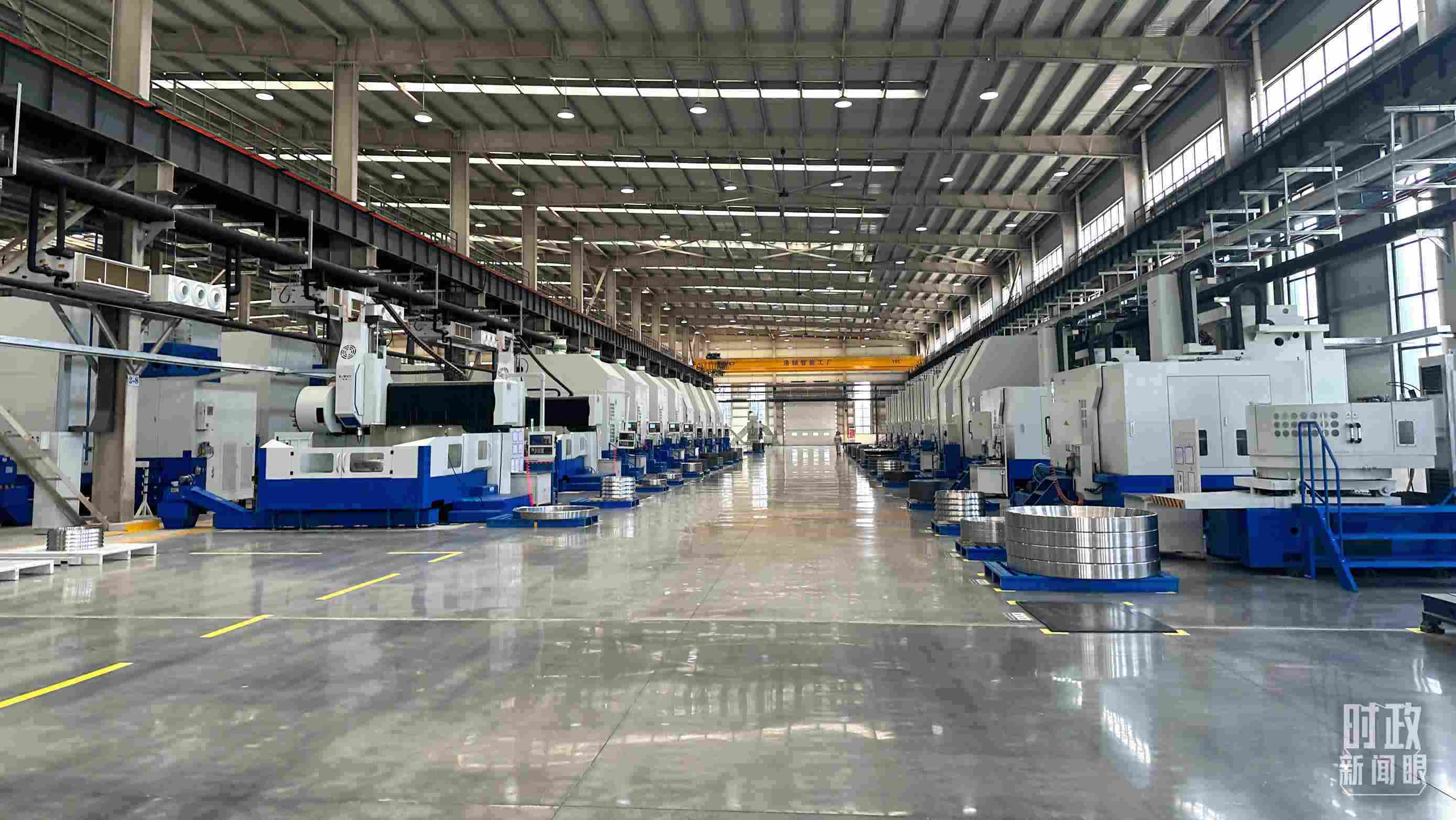 △洛軸智能工廠。（總臺(tái)央視記者趙化拍攝）