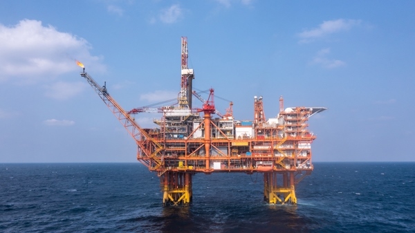 我國首個(gè)海上CCUS項(xiàng)目設(shè)施恩平15-1平臺(tái)。受訪者供圖