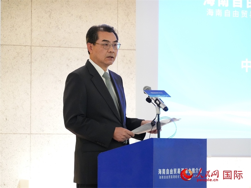 中國駐日本大使吳江浩致辭。人民網(wǎng) 許可攝