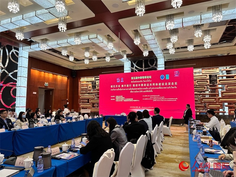 第五屆中泰智庫(kù)論壇現(xiàn)場(chǎng)。人民網(wǎng) 孫書(shū)宇攝